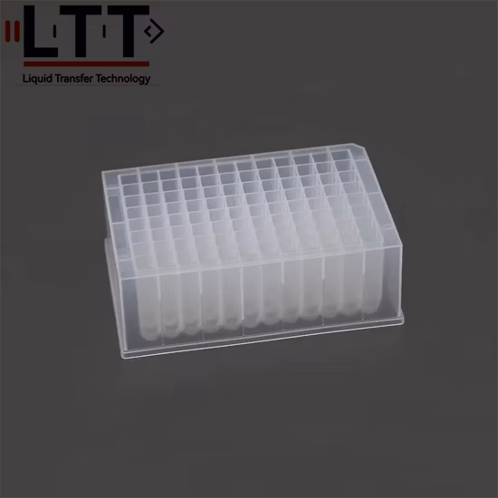 Tubes PCR Rnase&Dnase, consommables jetables en matériau PP à dessus plat gratuit