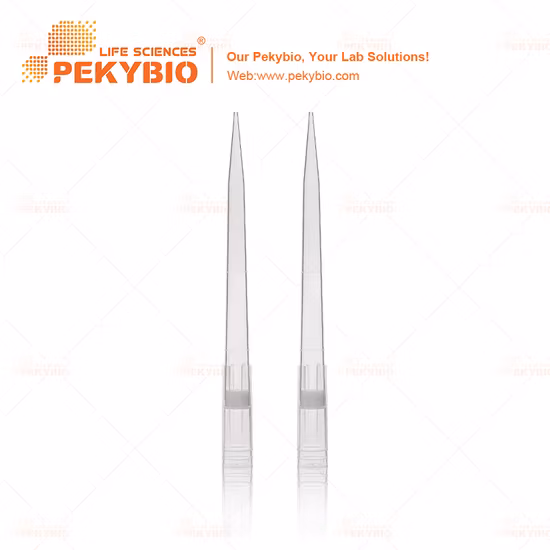 Fabrication en gros de pointes de filtre de pipette électronique mécanique de nature robotique de laboratoire avec barrière contre les aérosols pour le laboratoire Eppendorf