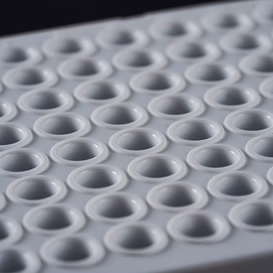 Consommable de laboratoire sans jupe 0,2 ml PP 96 puits PCR